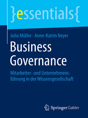 cover image of Business Governance